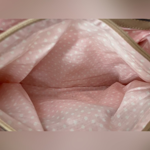 Liz Claiborne beige leather bag great condition - Picture 7 of 11